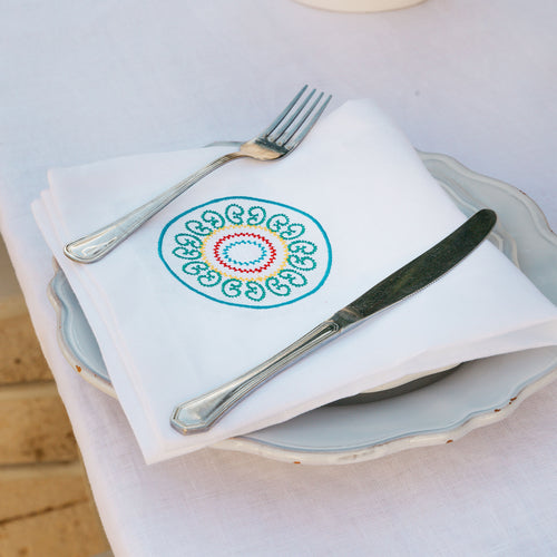 "LUMINARIA IVORIO"napkin<br> (SET OF 2 NAPKINS)