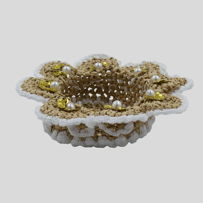 CESTINO GRANDE RAFIA CASTELLO SVEVO