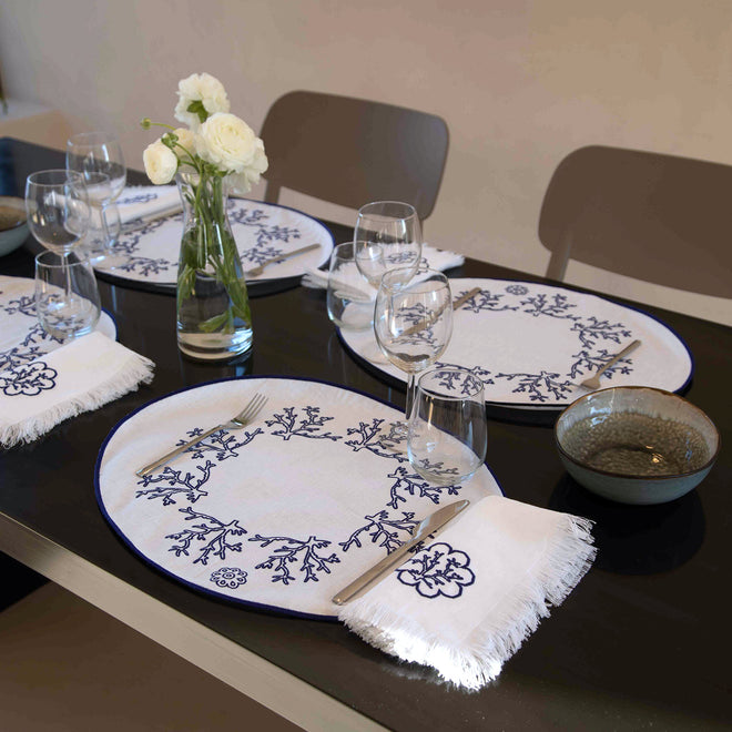 TOVAGLIETTA BREAKFAST CORALLO BLU