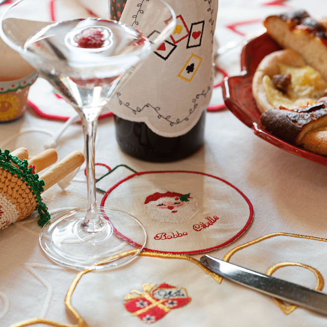 SOTTOBICCHIERE PALLINA DI NATALE