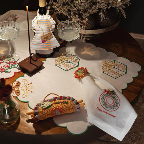 SOTTOBICCHIERI BREAKFAST INTAGLIO NATALE
