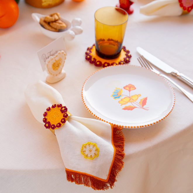 "QUADRIFOGLIO"napkin<br> (SET OF 2 NAPKINS)