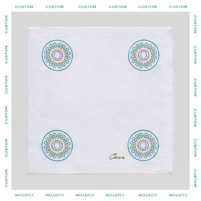 "LUMINARIA IVORIO"napkin<br> (SET OF 2 NAPKINS)