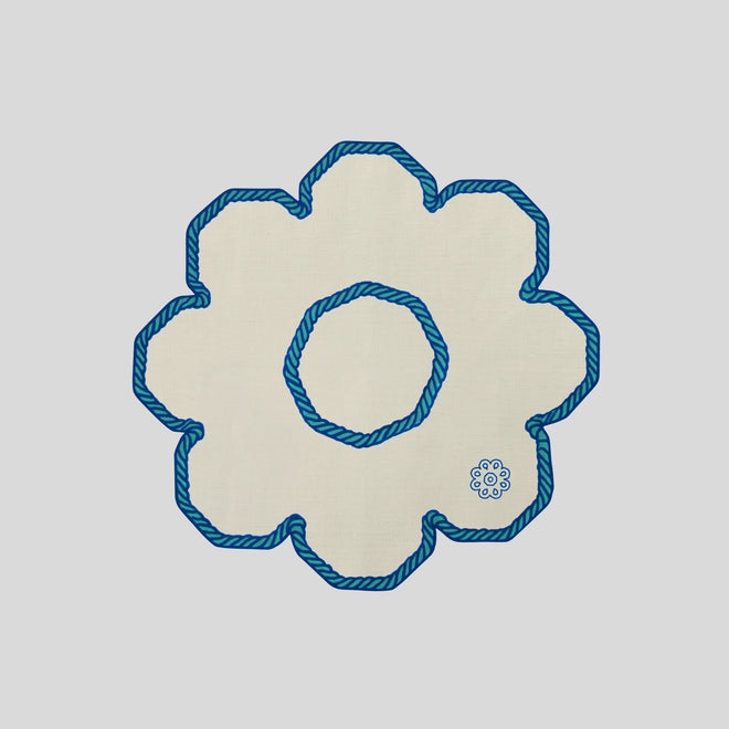 "CASTELLO SVEVO BIANCO"placemat<br> (SET OF 2 UNDERPLATES)