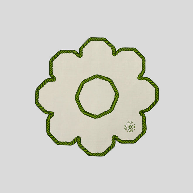 "CASTELLO SVEVO BIANCO"placemat<br> (SET OF 2 UNDERPLATES)