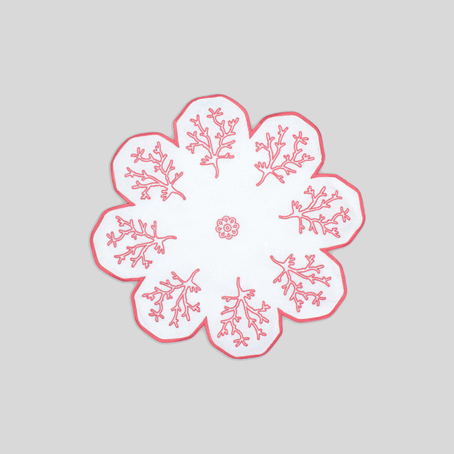 SOTTOPIATTO CORALLO ROSA CORALLO