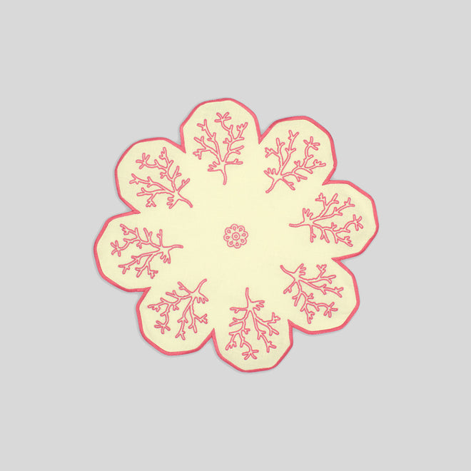 SOTTOPIATTO CORALLO ROSA CORALLO