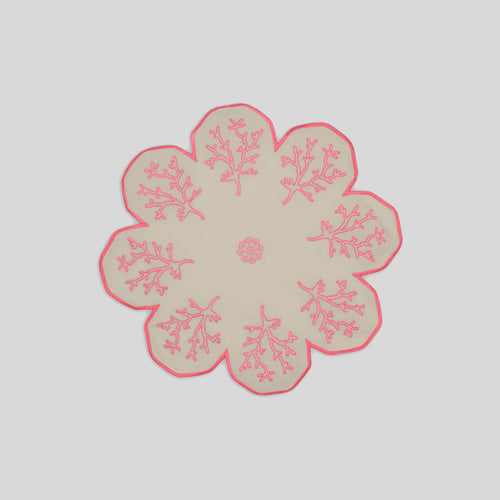 SOTTOPIATTO CORALLO ROSA CORALLO
