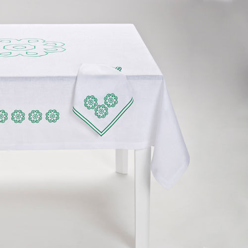 Napkin"WHITE SWISS CASTLE"<br> (SET OF 2 NAPKINS)