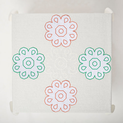 "CASTELLO SVEVO BIANCO"placemat<br> (SET OF 2 UNDERPLATES)