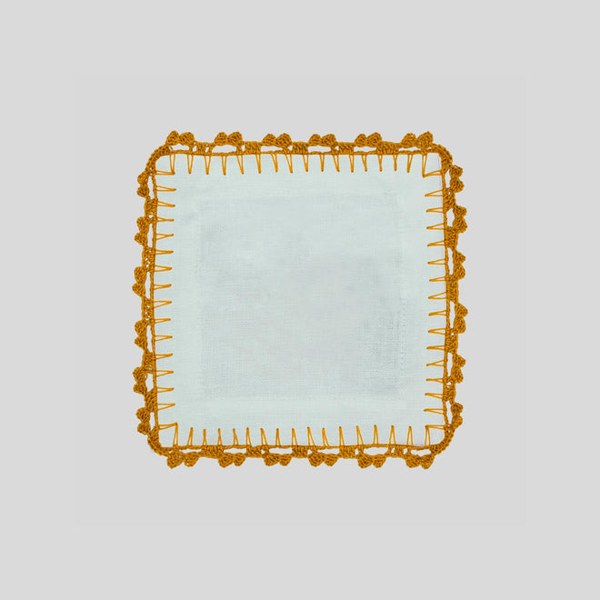 Napkin"LUMINARIA BIANCA"<br> (SET OF 2 NAPKINS)