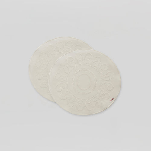 "LUMINARIA IVORIO"placemat<br> (SET OF 2 UNDERPLATES)