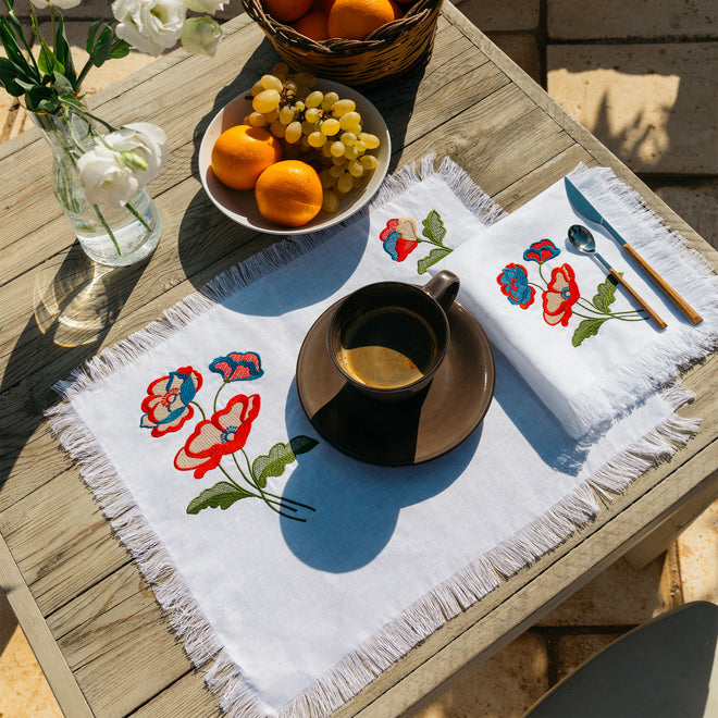 Placemat Breakfast"GIOIA"<br> (Set of 2 Placemats)