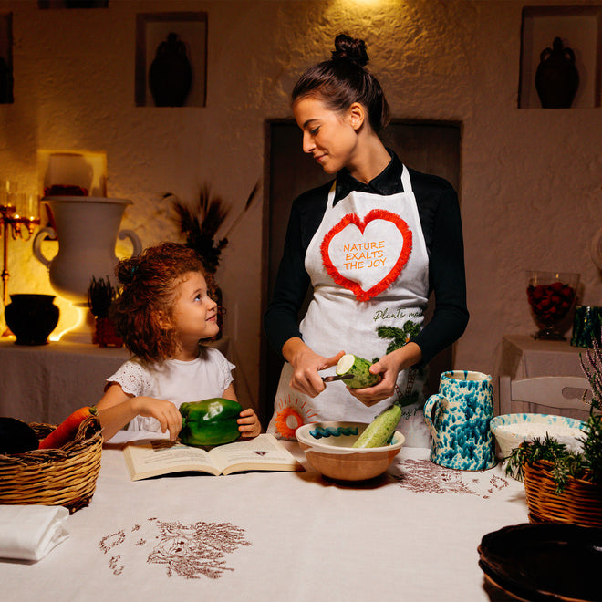 "QUADRIFOGLIO" apron