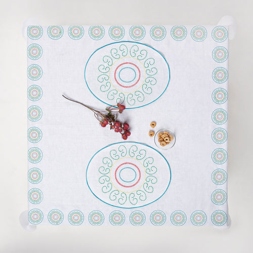 "LUMINARIA MULTICOLOR"breakfast placemat<br> (Set of 2 Placemats)