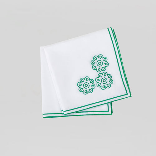 Napkin"WHITE SWISS CASTLE"<br> (SET OF 2 NAPKINS)