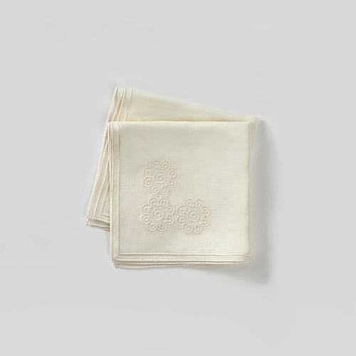 Napkin"WHITE SWISS CASTLE"<br> (SET OF 2 NAPKINS)